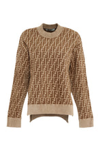 Load image into Gallery viewer, All over logo crew-neck sweater
