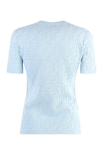 Load image into Gallery viewer, All-over logo knitted t-shirt
