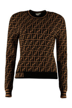 Load image into Gallery viewer, Long-sleeved crew-neck sweater
