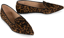 Load image into Gallery viewer, Printed leather loafers
