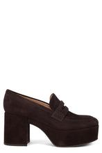 Load image into Gallery viewer, Jenna loafers with platform in suede
