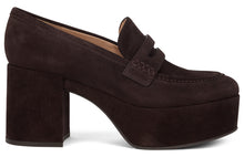 Load image into Gallery viewer, Jenna loafers with platform in suede
