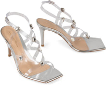 Load image into Gallery viewer, Crystal Fever heeled sandals
