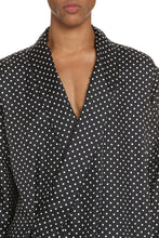 Load image into Gallery viewer, Polka dot silk shirt
