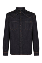 Load image into Gallery viewer, Logo detail denim shirt
