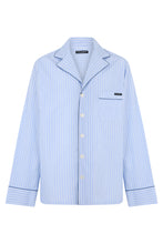 Load image into Gallery viewer, Cotton poplin shirt with stripes
