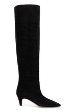 Load image into Gallery viewer, Knee-high boots with suede heel
