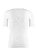 Load image into Gallery viewer, Ribbed cotton crew-neck t-shirt
