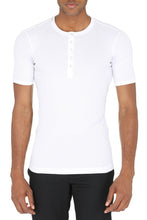 Load image into Gallery viewer, Ribbed cotton crew-neck t-shirt
