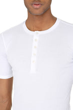 Load image into Gallery viewer, Ribbed cotton crew-neck t-shirt
