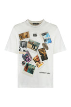 Load image into Gallery viewer, Cotton crew-neck T-shirt
