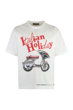 Load image into Gallery viewer, Cotton crew-neck T-shirt
