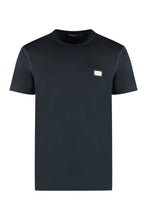 Load image into Gallery viewer, Cotton crew-neck T-shirt
