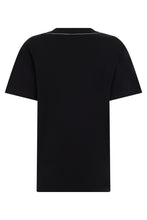 Load image into Gallery viewer, Black T-shirt with short sleeves
