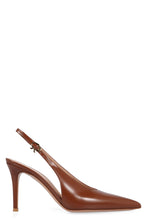 Load image into Gallery viewer, Robbie leather slingback pumps
