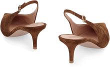 Load image into Gallery viewer, Robbie Suede slingback pumps
