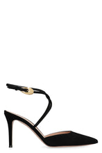 Load image into Gallery viewer, Suede slingback pumps
