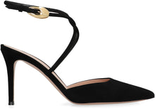 Load image into Gallery viewer, Suede slingback pumps
