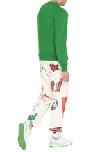 Load image into Gallery viewer, Cotton crew-neck sweatshirt with logo
