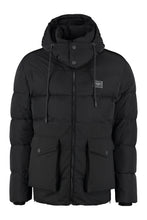 Load image into Gallery viewer, Hooded full-zip down jacket
