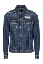 Load image into Gallery viewer, Destroyed denim jacket
