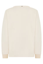 Load image into Gallery viewer, Cardigan in fabric with v-neck
