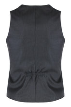 Load image into Gallery viewer, Single-breasted Gaelle vest in chalk stripe pattern
