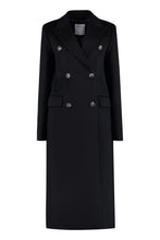 Load image into Gallery viewer, Gallura double-breasted virgin wool coat
