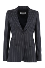 Load image into Gallery viewer, Galosce wool pinstripe blazer
