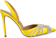 Load image into Gallery viewer, Gatsby satin slingback pumps
