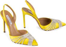 Load image into Gallery viewer, Gatsby satin slingback pumps
