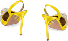 Load image into Gallery viewer, Gatsby satin slingback pumps

