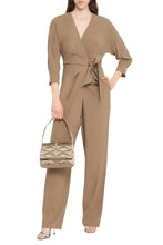 Load image into Gallery viewer, Gattoni long silk jumpsuit
