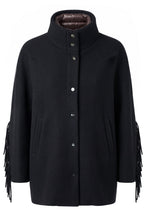 Load image into Gallery viewer, Jacket with high collar in wool and alpaca blend
