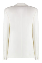 Load image into Gallery viewer, Single-breasted viscose blazer
