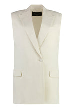 Load image into Gallery viewer, Mixed linen waist coat
