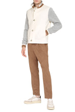 Load image into Gallery viewer, Contrasting details wool jacket
