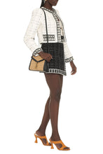 Load image into Gallery viewer, Embroidered tweed bolero-jacket
