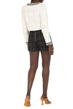 Load image into Gallery viewer, Embroidered tweed bolero-jacket
