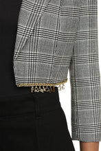 Load image into Gallery viewer, Prince of Wales bolero jacket
