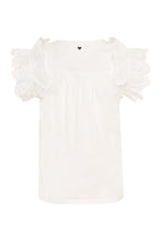 Load image into Gallery viewer, Giulio blouse cotton poplin with embroidered hem
