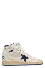 Load image into Gallery viewer, Sky-Star high-top leather and technical fabric sneakers
