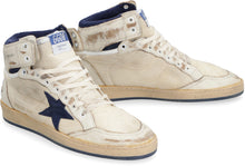 Load image into Gallery viewer, Sky-Star high-top leather and technical fabric sneakers
