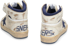 Load image into Gallery viewer, Sky-Star high-top leather and technical fabric sneakers
