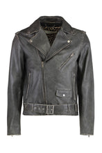 Load image into Gallery viewer, Leather jacket with distressed treatment
