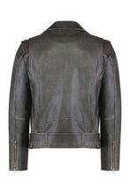 Load image into Gallery viewer, Leather jacket with distressed treatment
