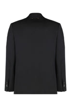 Load image into Gallery viewer, Double-breasted blazer with button closure
