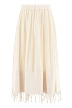 Load image into Gallery viewer, Cotton midi skirt
