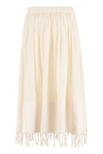 Load image into Gallery viewer, Cotton midi skirt
