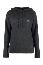 Load image into Gallery viewer, Hooded wool and cashmere sweater
